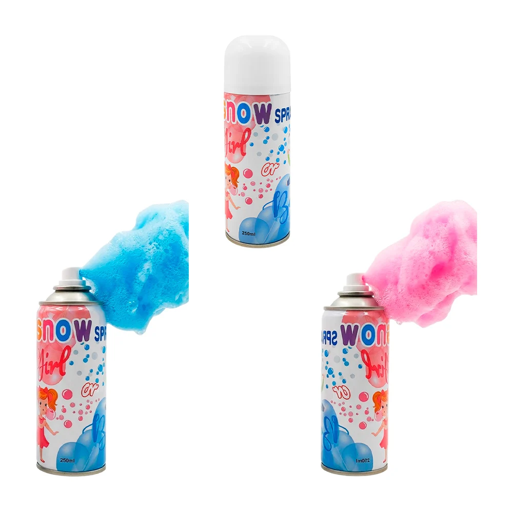 1pz spray de nieve para revelación de género, niño-niña, 250ml / esp-…