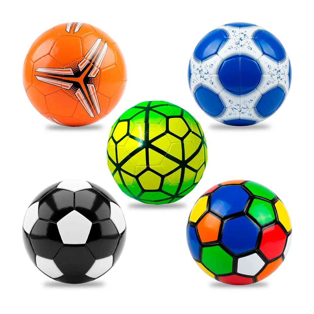 Balón de fútbol no.5 con diseño de figuras, variedad de colores y ...