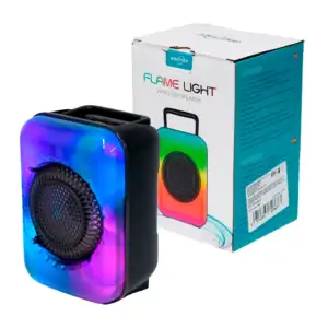Bocina bluetooth portátil con luces rgb, variedad de colores / gts-18…