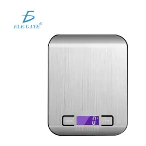 Báscula digital gramera de acero inoxidable con pantalla lcd y capaci…