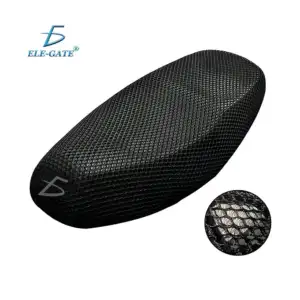 Funda de tela transpirable, ajustable para asiento de motocicleta / h…