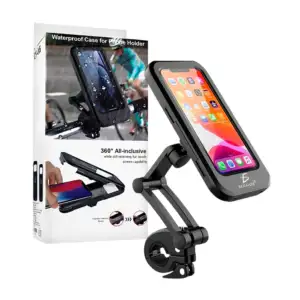 Soporte funda ele-gate ajustable a manubrio de motocicleta para teléf…