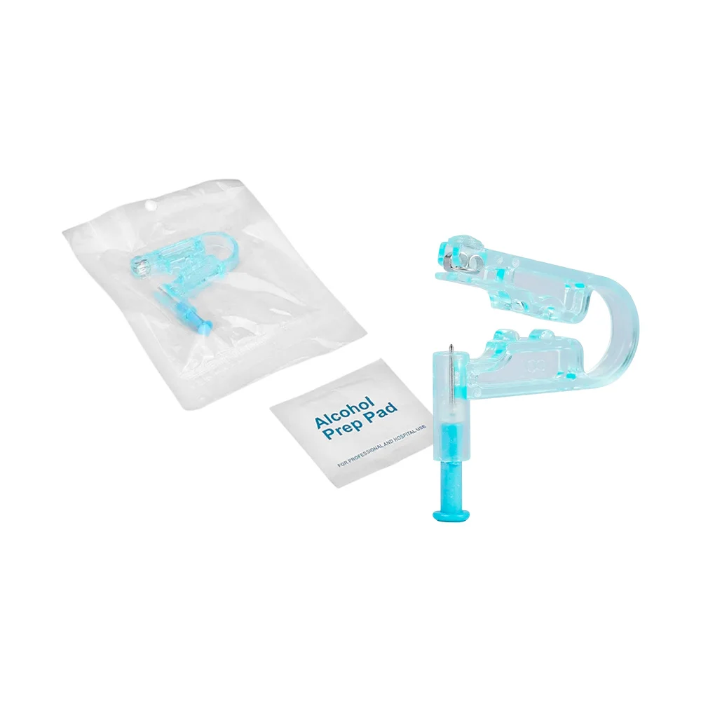Perforadora desechable pequeña, portátil con almohadilla de alcohol p…