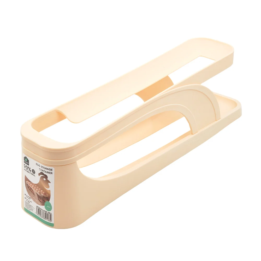 Contenedor de plástico organizador para huevos, variedad de colores