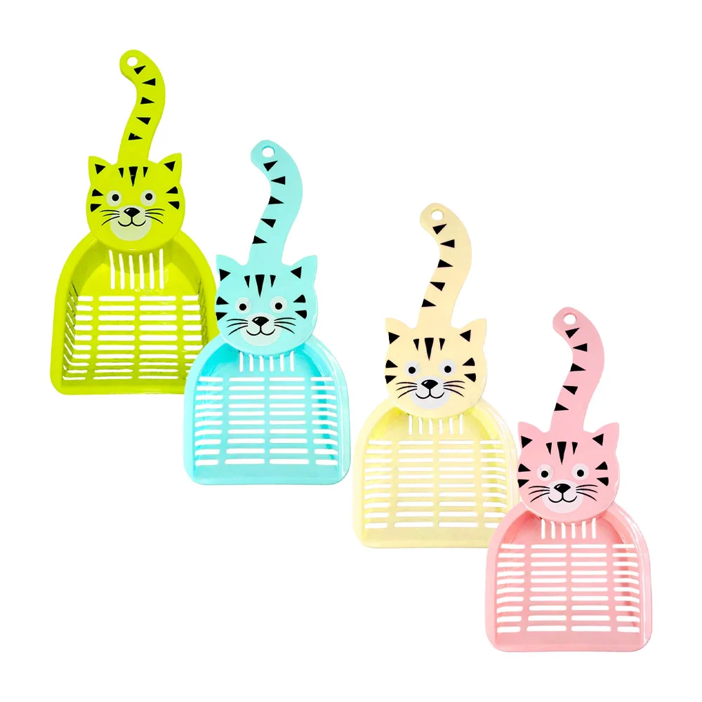 Pala de plástico para recoger excremento, con diseño de gato / jr1471…
