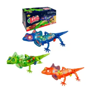 Lagarto armable de juguete con luces y sonido / lizard funny animals …