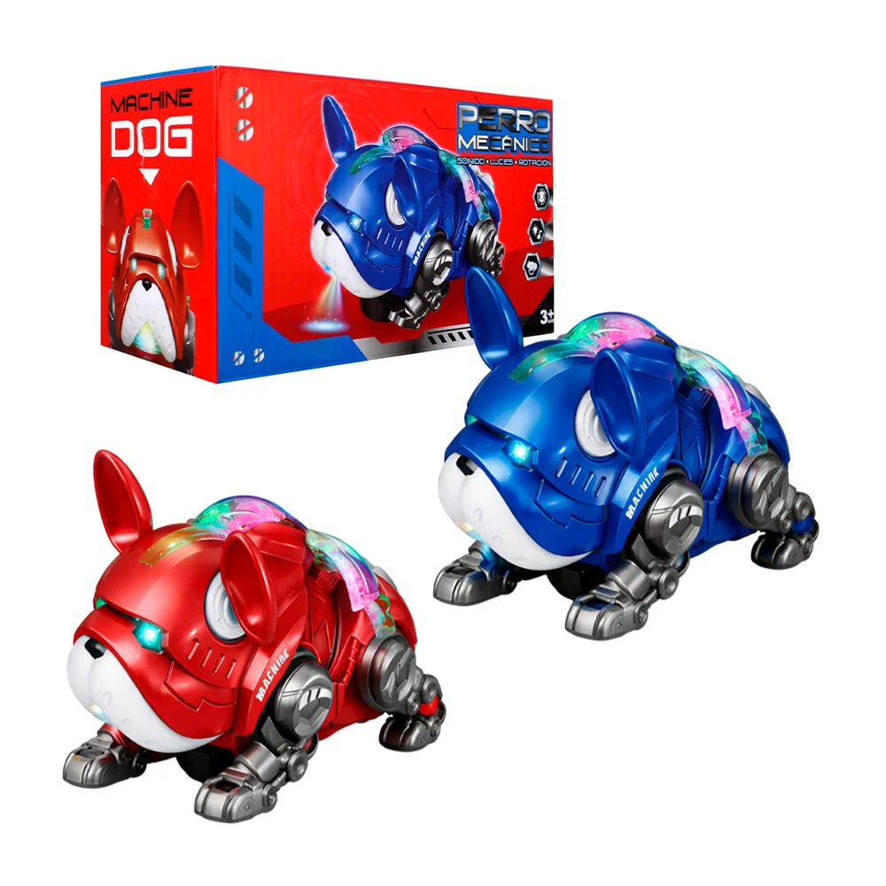Perrito de juguete con movimiento, luz y sonido, variedad de colores …