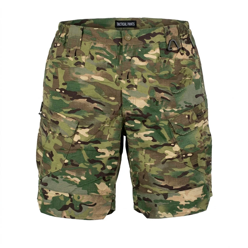 Short táctico 9f9 con estampado militar con 10 bolsillos, variedad de…