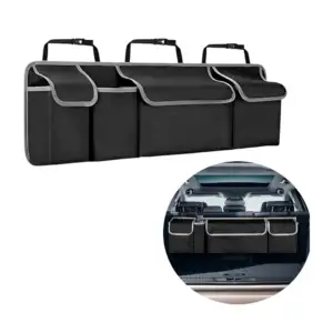 Organizador colgante multifuncional con 4 compartimentos y diversas c…