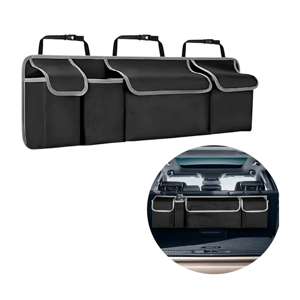 Organizador colgante multifuncional con 4 compartimentos y diversas c…