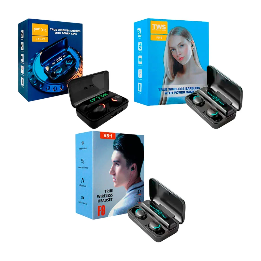 Audífonos inalámbricos tipo chícharo con iluminación led, almohadilla…