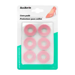 Blíster con 6 protectores para callos, redondos con espuma ergonómica…