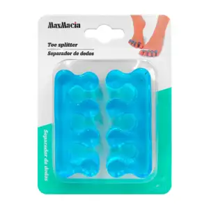 Blíster con un par de separadores para dedos, silicón ergonómico, col…