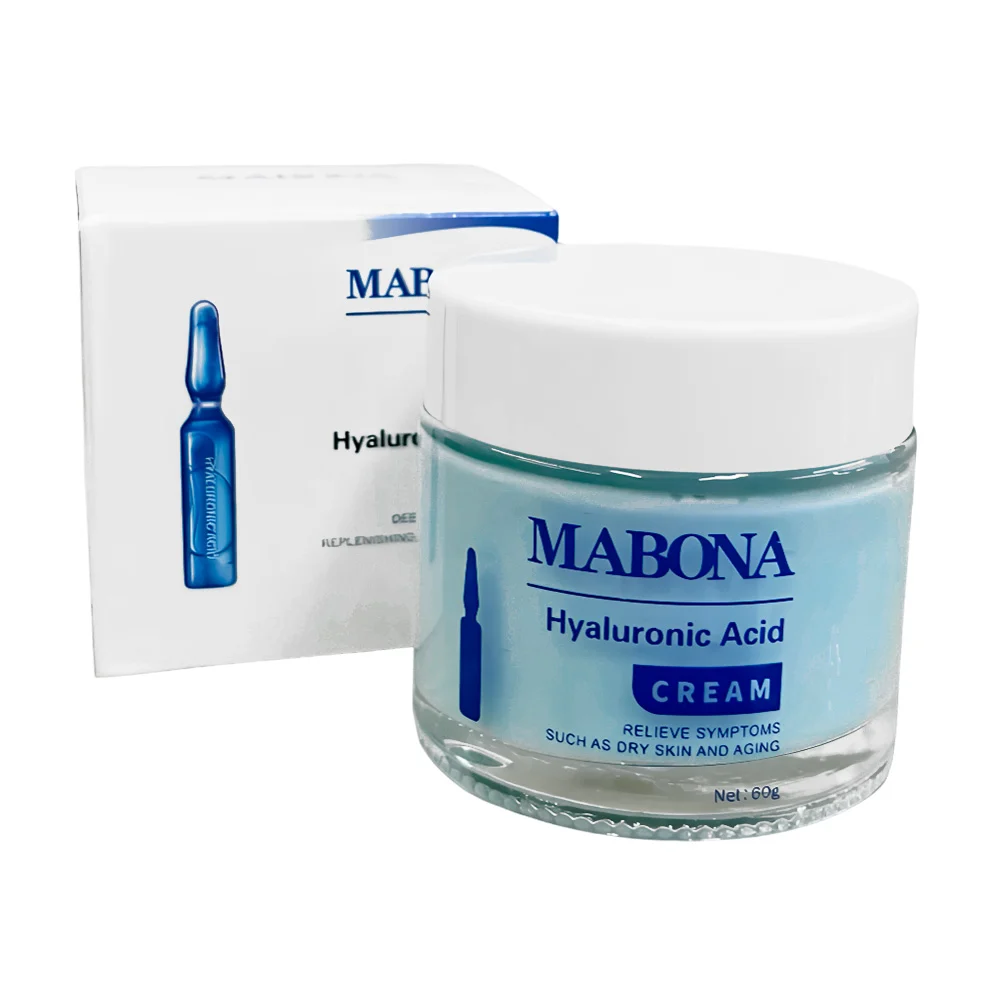Crema mabona con acido hialuronico, 50g para nutrir y purificar la pi…