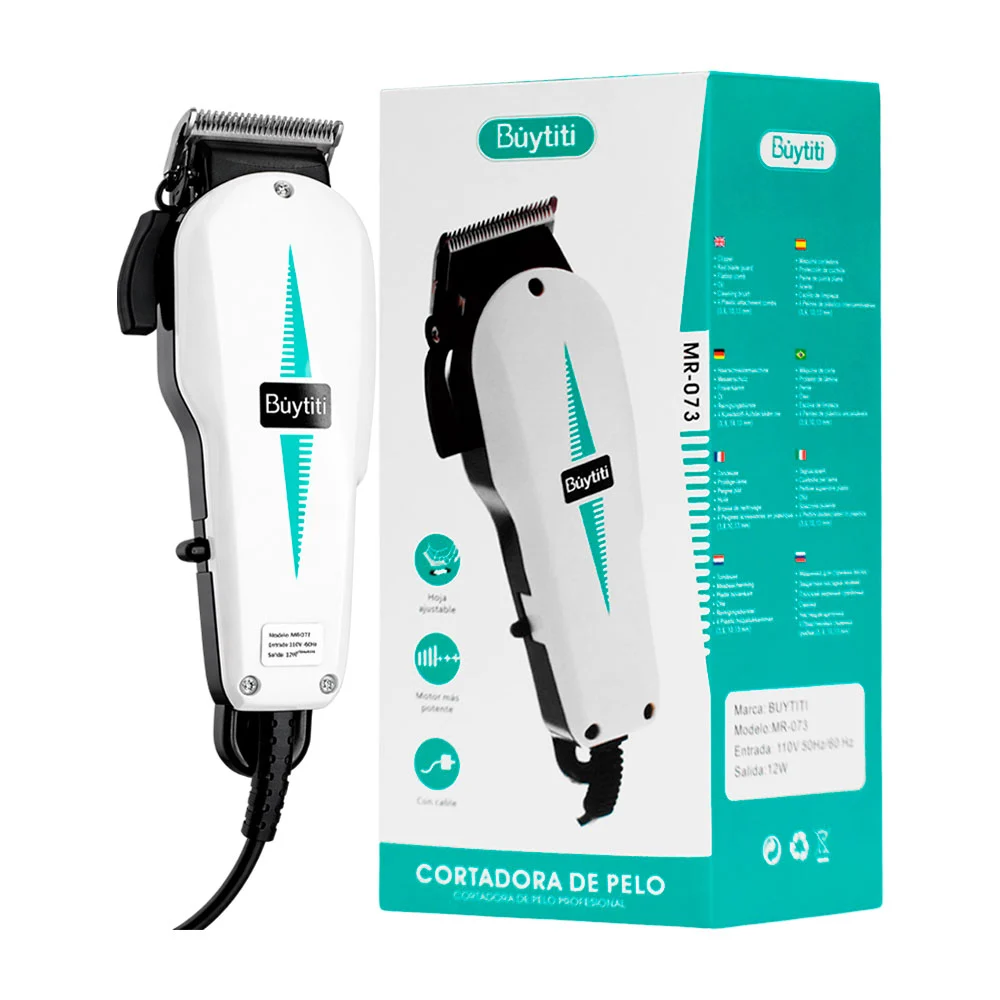 Maquina cortadora de pelo alámbrica con cabezales intercambiables buy…