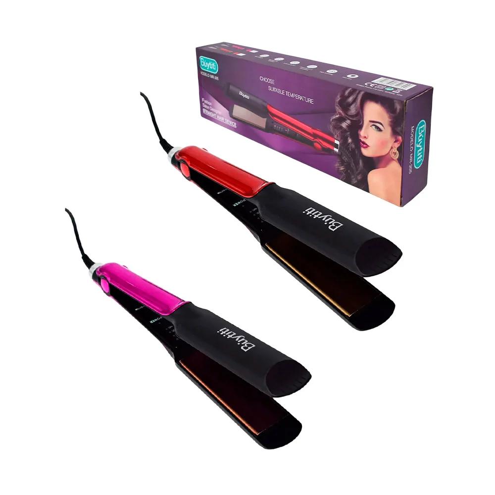 Plancha alisadora para el cabello, con 4 niveles / mr-305