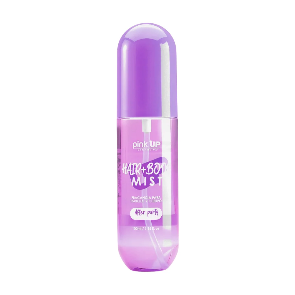 Perfume pink up para el cuerpo y cabello aroma after party, 100ml / p…