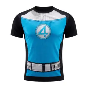 Playera - camisa unitalla con estampado de los 4 fantásticos / player…