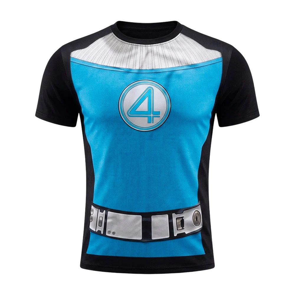 Playera - camisa unitalla con estampado de los 4 fantásticos / player…