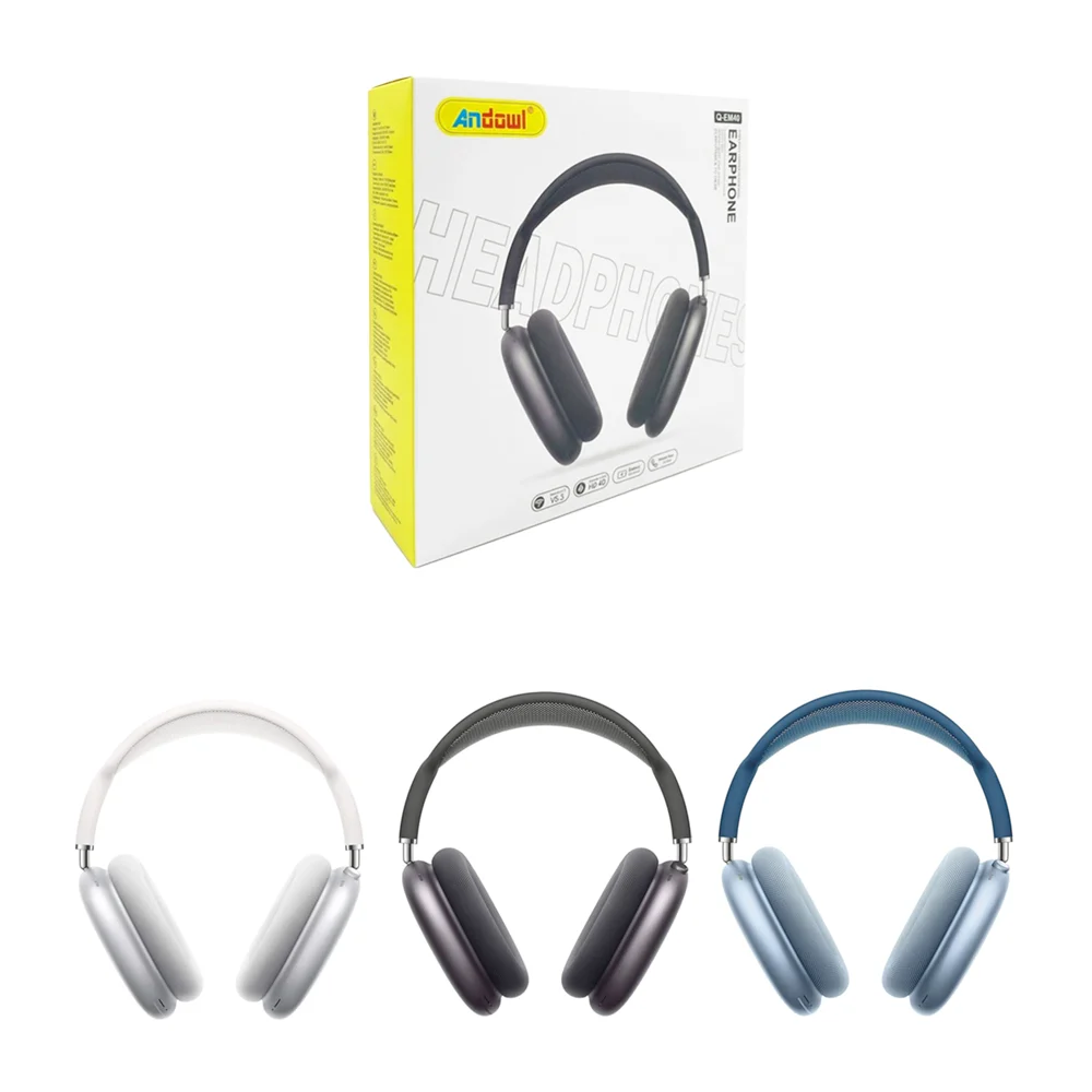 Audífonos de diadema inalámbricos con funda protectora, variedad de c…