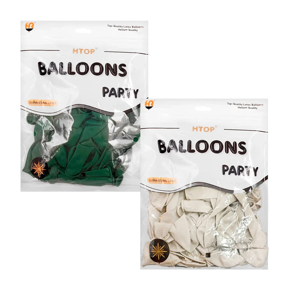 Paquete con 50 globos de látex, variedad de colores / balloons party …