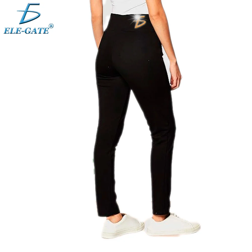 Mallas / leggins deportivos para ejercicio de color negro / rop.73.3