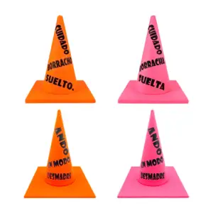 1pza Sombrero grande en forma de cono con frase para fiesta, variedad…
