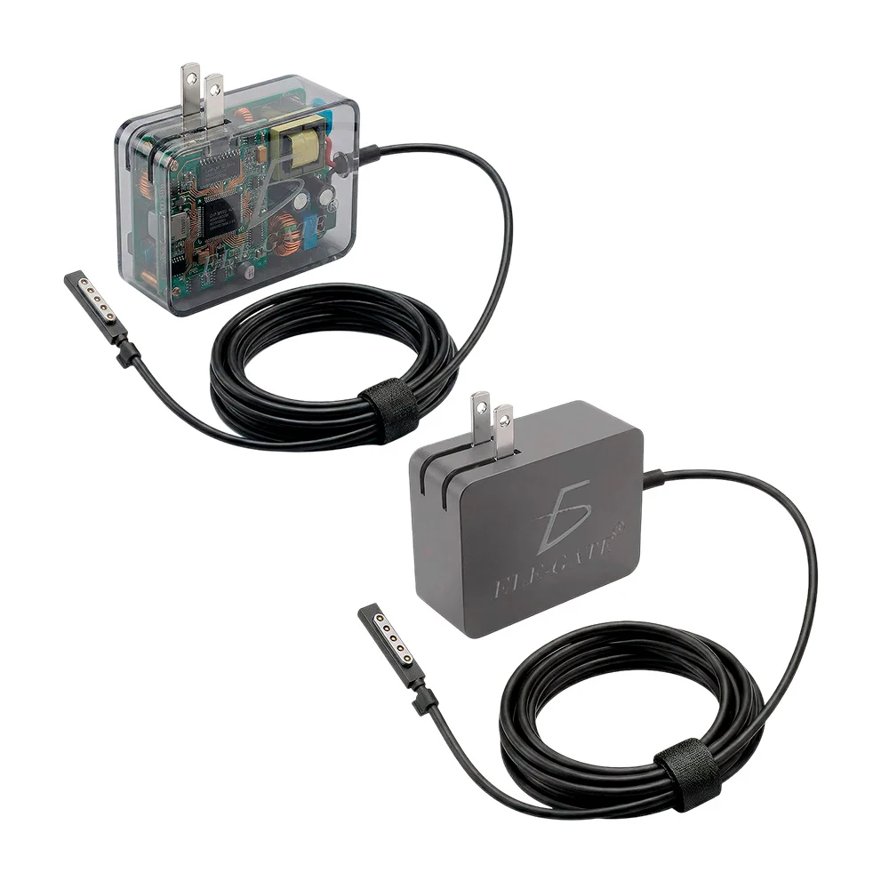 Cargador para laptop de 24w, 12v y 2a para microsoft surface