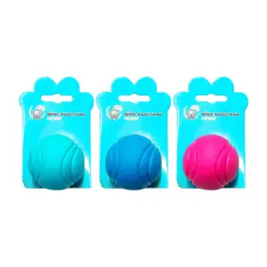Pelota pequeña saltarina de goma, colores surtidos / spm-06184