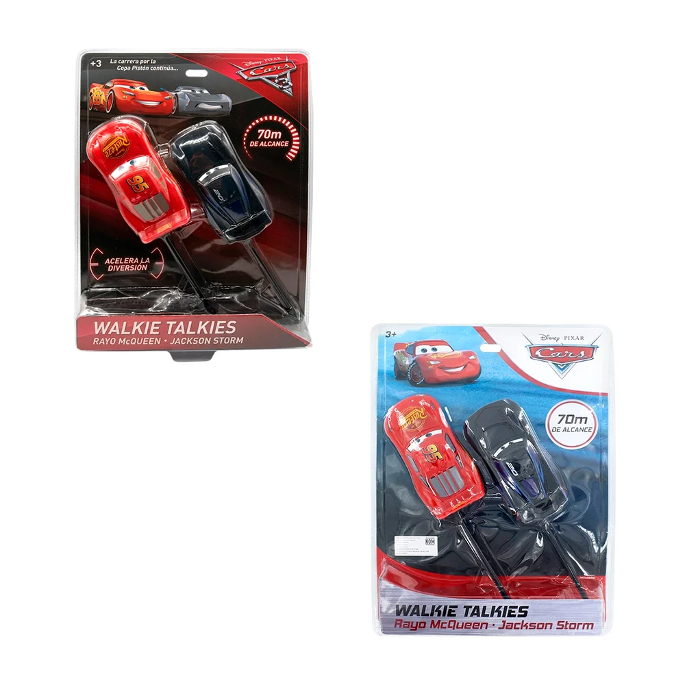 Juego de 2 radios walkie talkie en forma de McQueen y Jackson storm c…