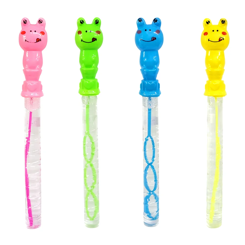 1pz vara con jabón para hacer burbujas, decoración de ranita kawaii, …