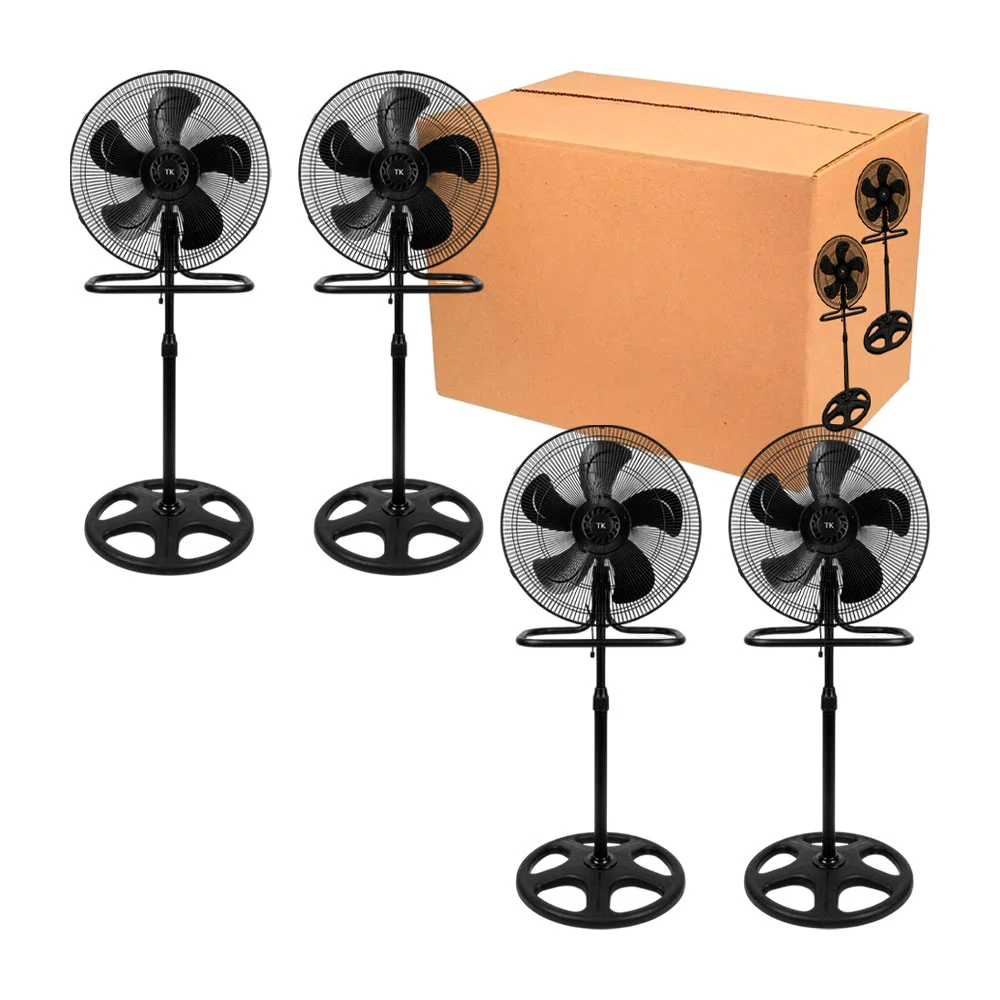 Caja con 4 ventiladores 3 en 1 de 18 pulgadas con 5 aspas de plástico…