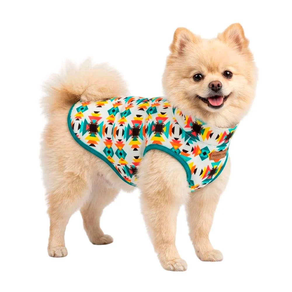 Ropa para mascota de talla pequeña en forma de capa con diseño tribal…