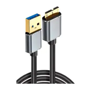 Cable de extensión usb a micro b 3.0 de 0.5 metros con conectores dor…