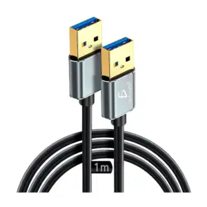 Cable extensión de usb, macho a macho de 1 metro
