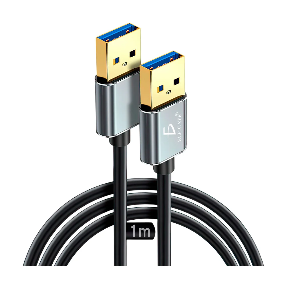 Cable extensión de usb, macho a macho de 1 metro
