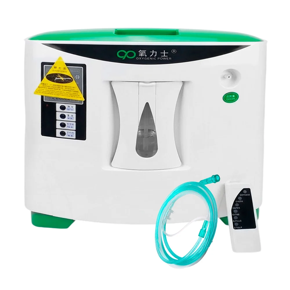 Concentrador de oxígeno con flujo ajustable de 2-4 y 9 litros, 110v /…