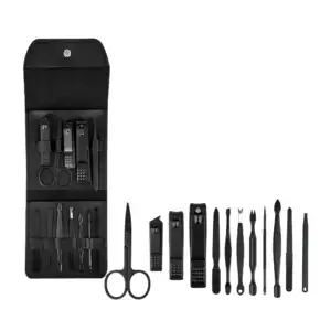 Kit estuche de cuidado personal, manicure y pedicure con 12 pzas, var…