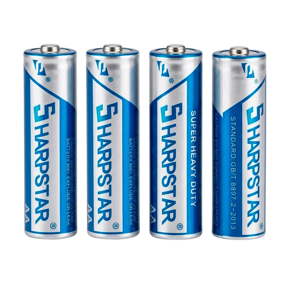 Blíster con 4 baterías sharpstar doble a multifuncionales / pilas aa …
