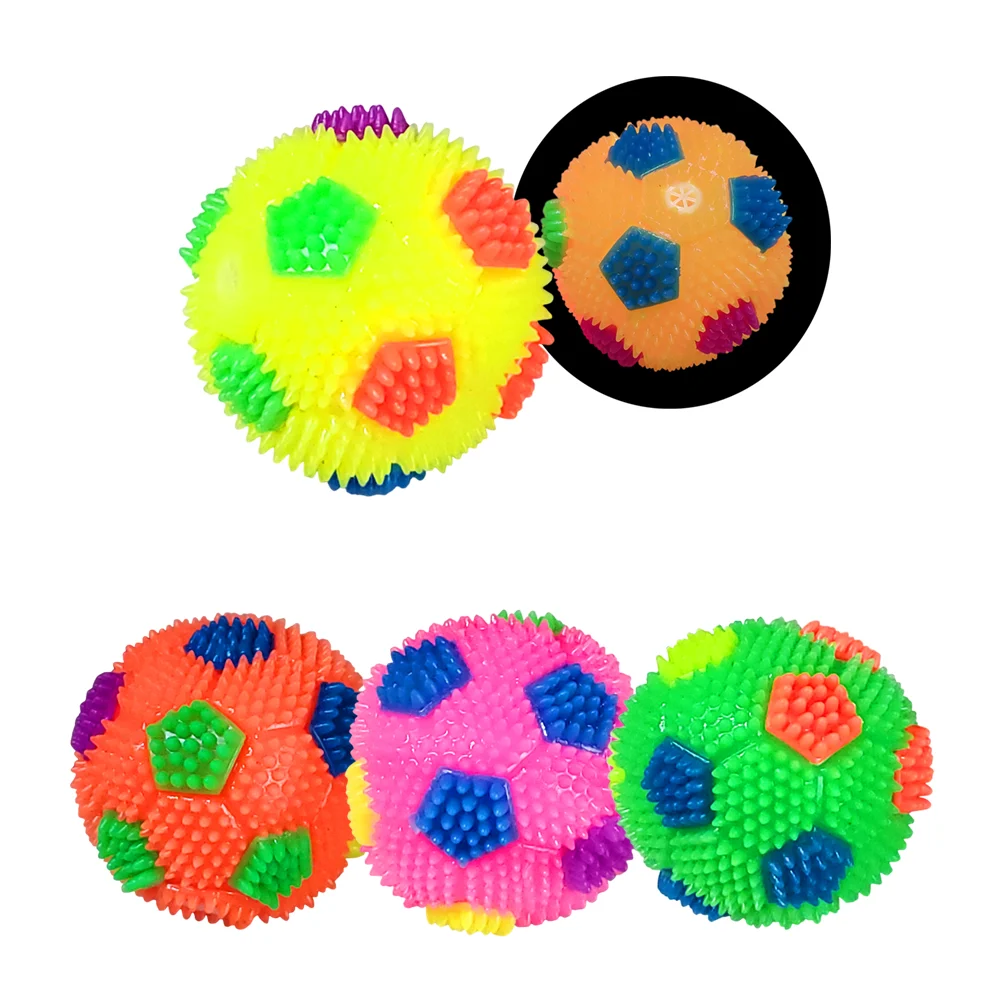 Mini pelota balón de colores para perro con luz led jr1183