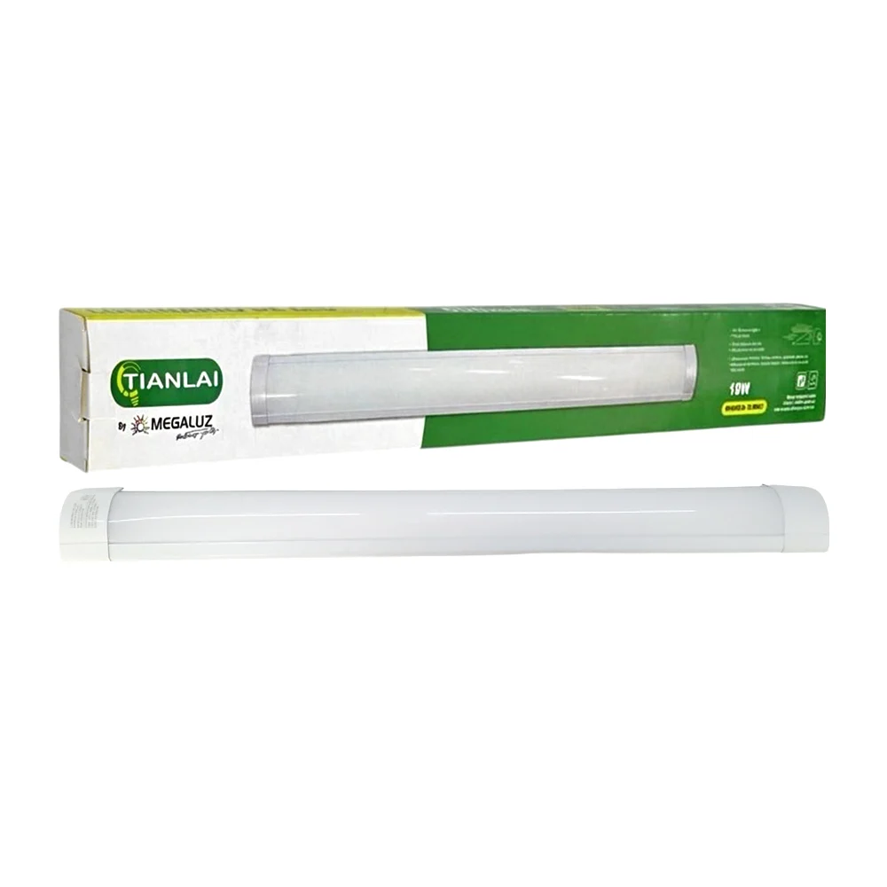 Lámpara led tianlai tipo regleta de 58x6cm con cosumo de 18w