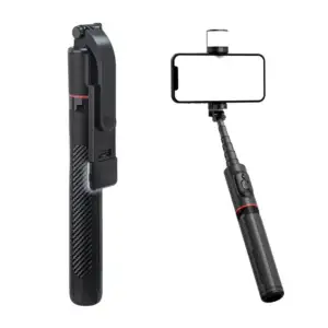 Bastón selfie retráctil bluetooth con tripie y control, de 40 hasta 1…