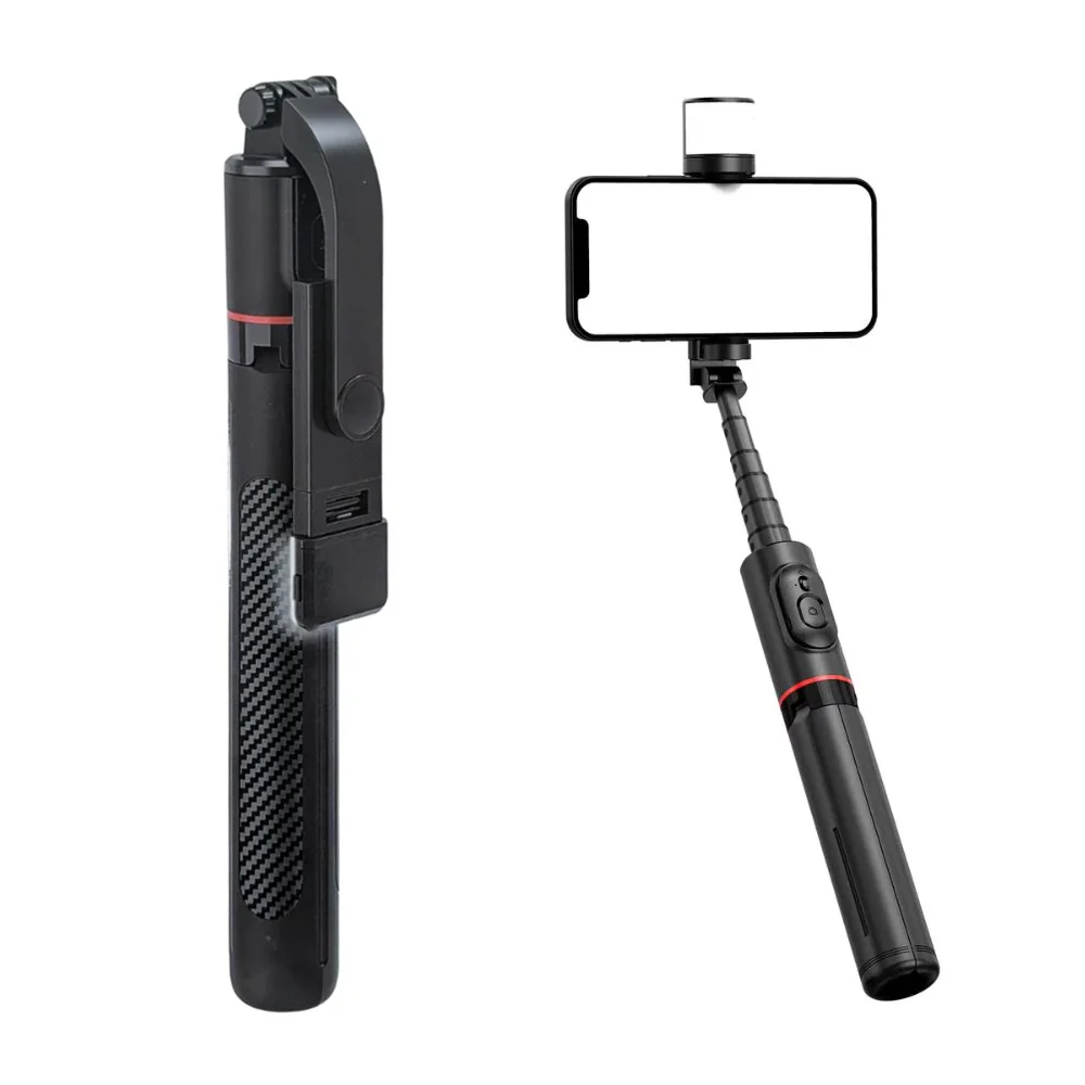 Bastón selfie retráctil bluetooth con tripie y control, de 40 hasta 1…
