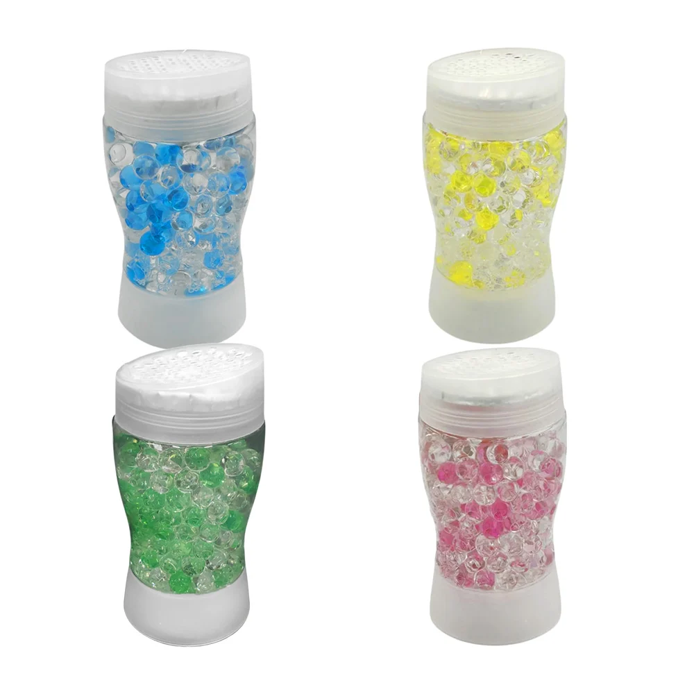 Bote transparente aromatizante con bolitas de hidrogel y luz led, 220…