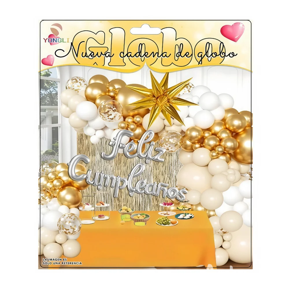 Kit decorativo para fiesta de feliz cumpleaños con 55pcs / yongli / y…