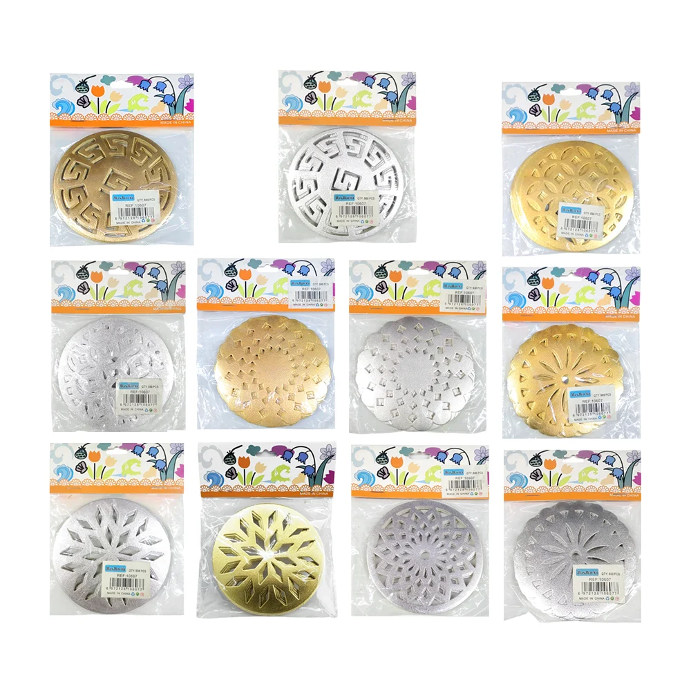 Blíster con 6pzas Decorativo de mesa, variedad de colores y diseños /…