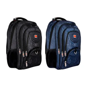 Mochila lisa lml de 19 pulgadas con 6 compartimentos y puerto usb con…