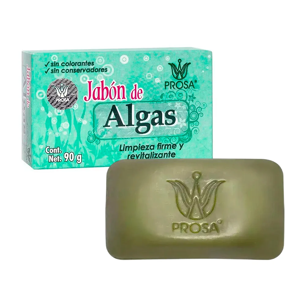 Jabón corporal de algas para limpieza firme y revitalizante, 90g / 16…