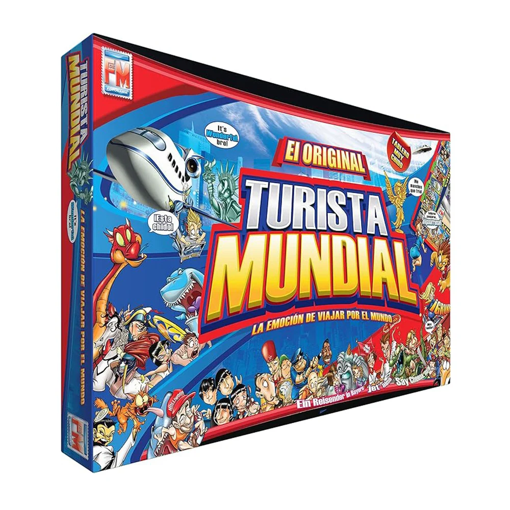 Juego de mesa clásico turista mundial + variedad de accesorios / 6600