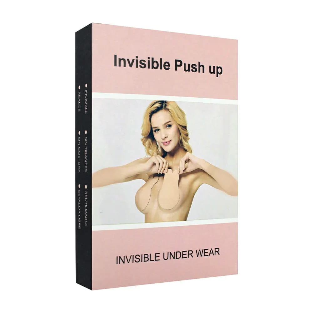 Sujetador / brasier tipo calcomanía con escote invisible push up, var…